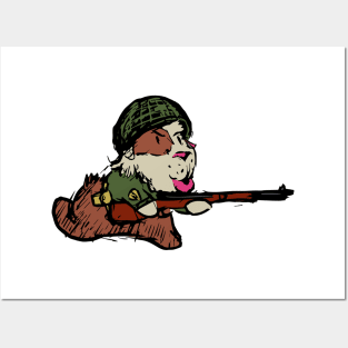 Soldier Guinea Pig Posters and Art